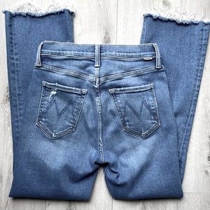 MOTHER Denim The Tripper Ankle Fray Jeans Sz 25 play like a Pirate